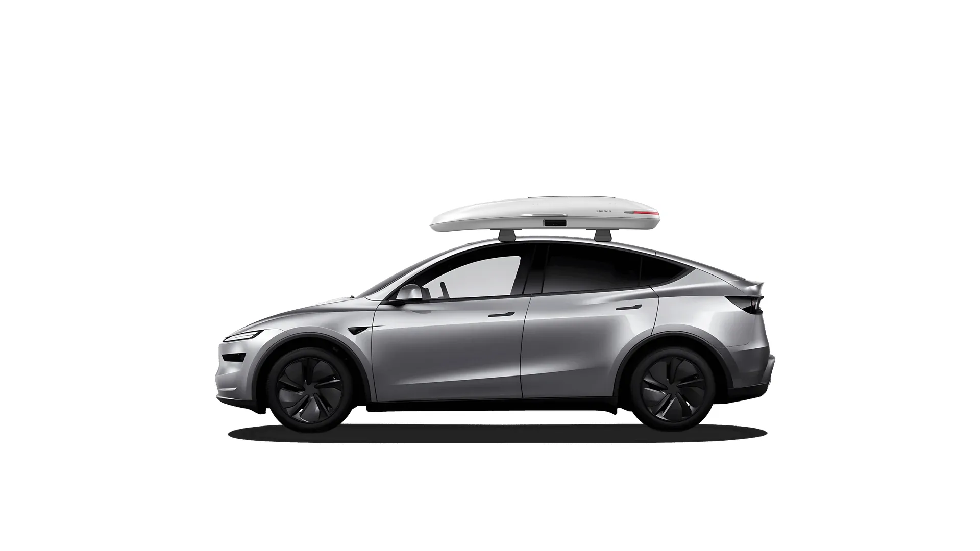Бокс на крышу Tesla ModelY-2025 — ENROAD Nomadix Pro XL Slim 400-E