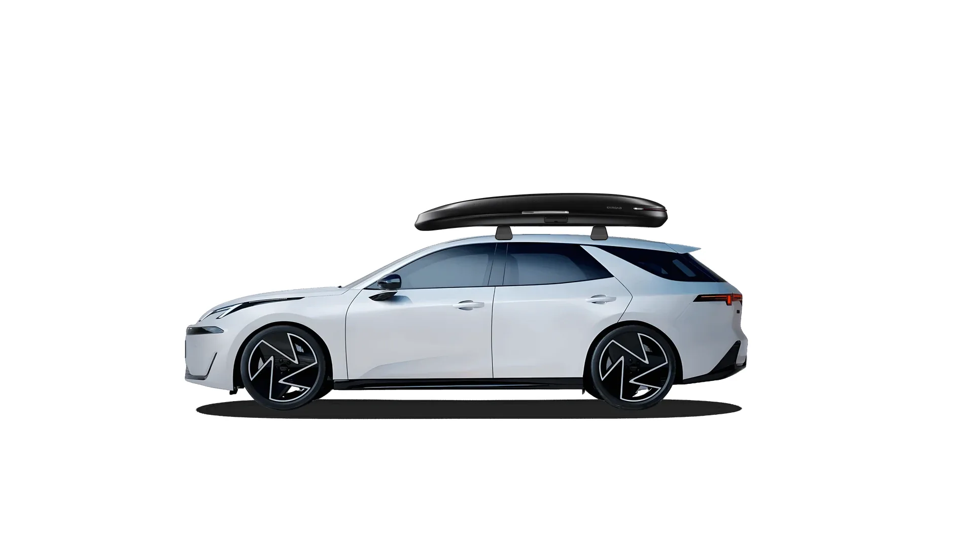 Бокс на крышу LYNK & CO 07 Wagon — ENROAD Nomadix Pro XXL Slim-450
