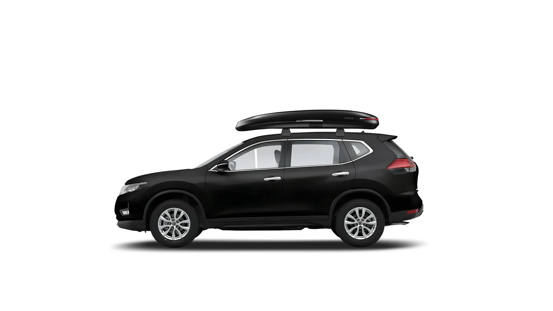 Бокс на крышу Nissan Rogue/Qashqai/Juke — ENROAD Nomadix Pro XXL Slim 450-E