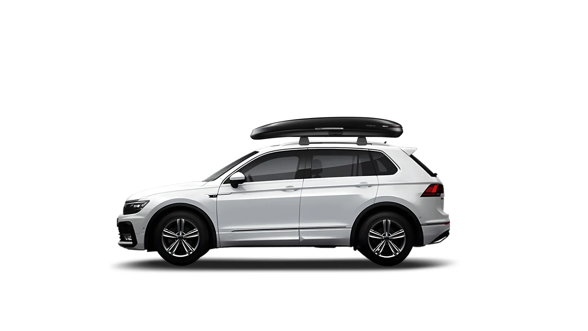 Бокс на крышу Volkswagen Tiguan — ENROAD Nomadix Pro XXL Slim-450