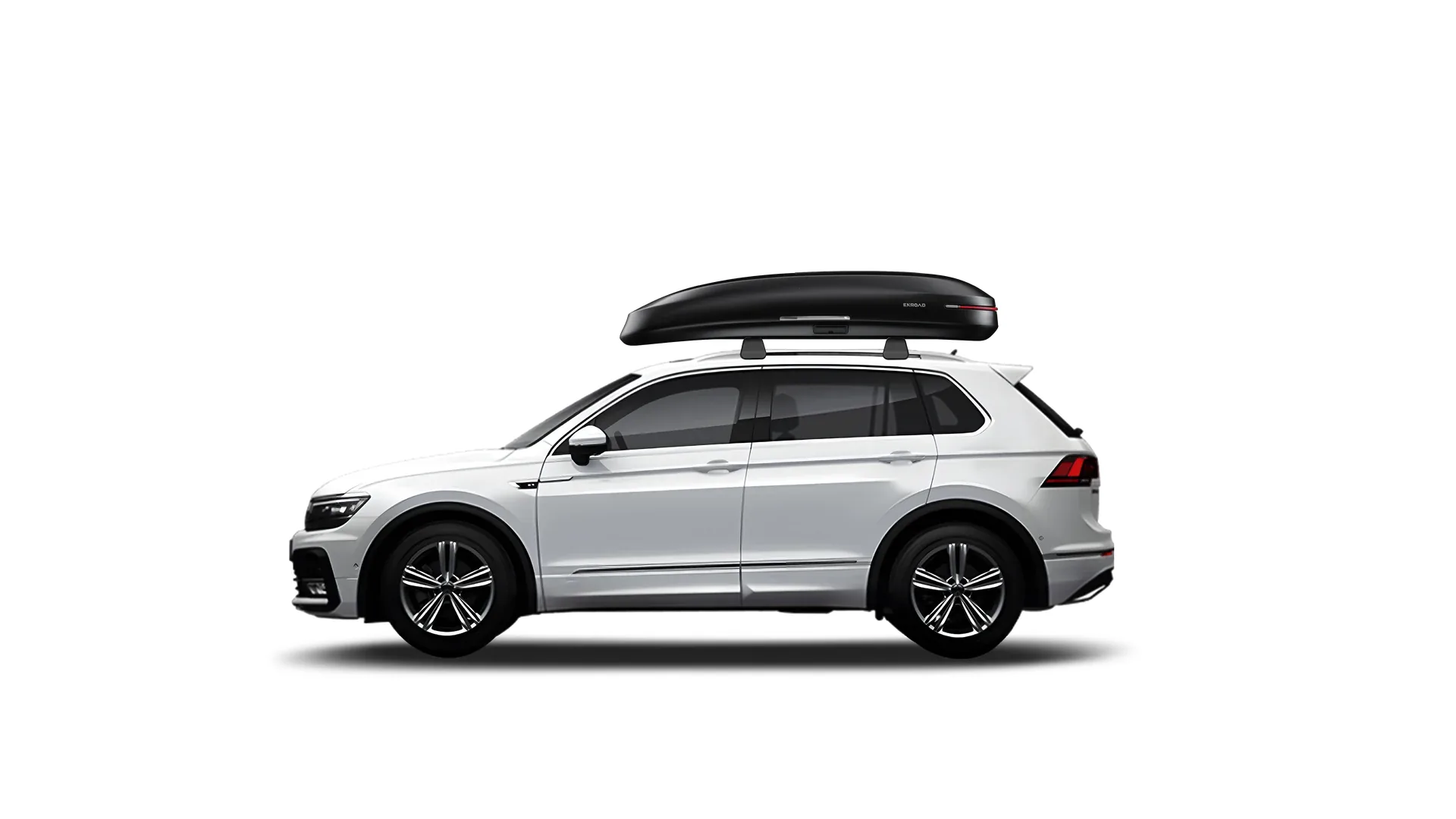 Бокс на крышу Volkswagen Tiguan — ENROAD Nomadix Pro XXL 600-E